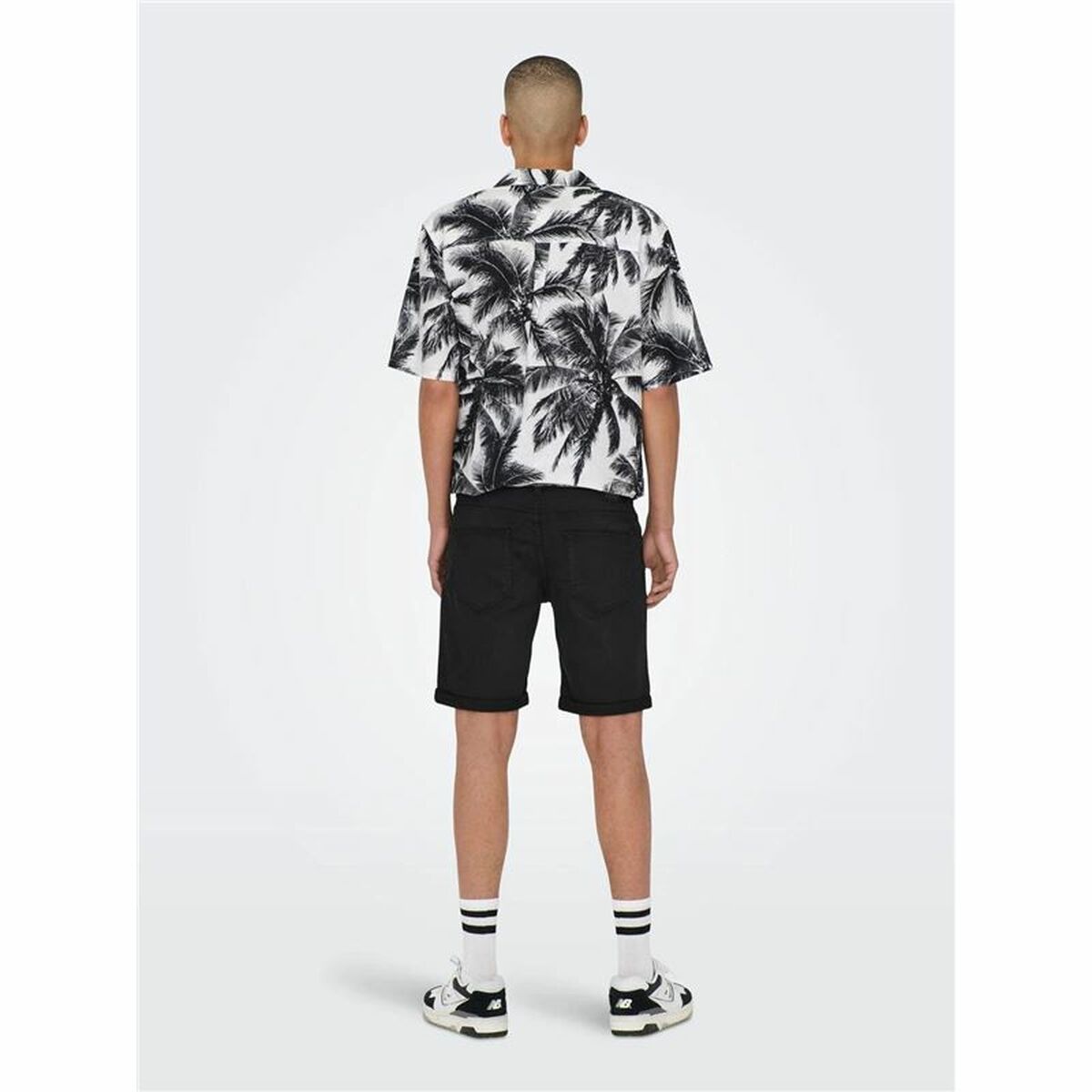 فقط & Sons Onsply Reg Short Pants Black-4