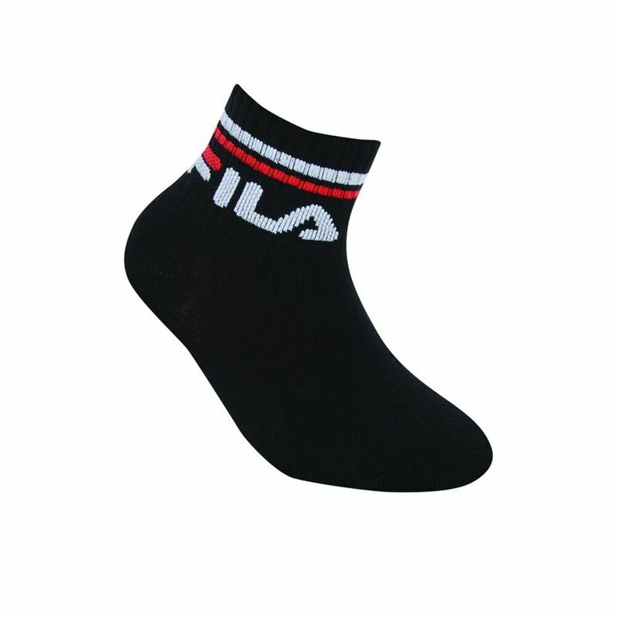 Носки Fila Fila Quarter Plain N Чёрный-3