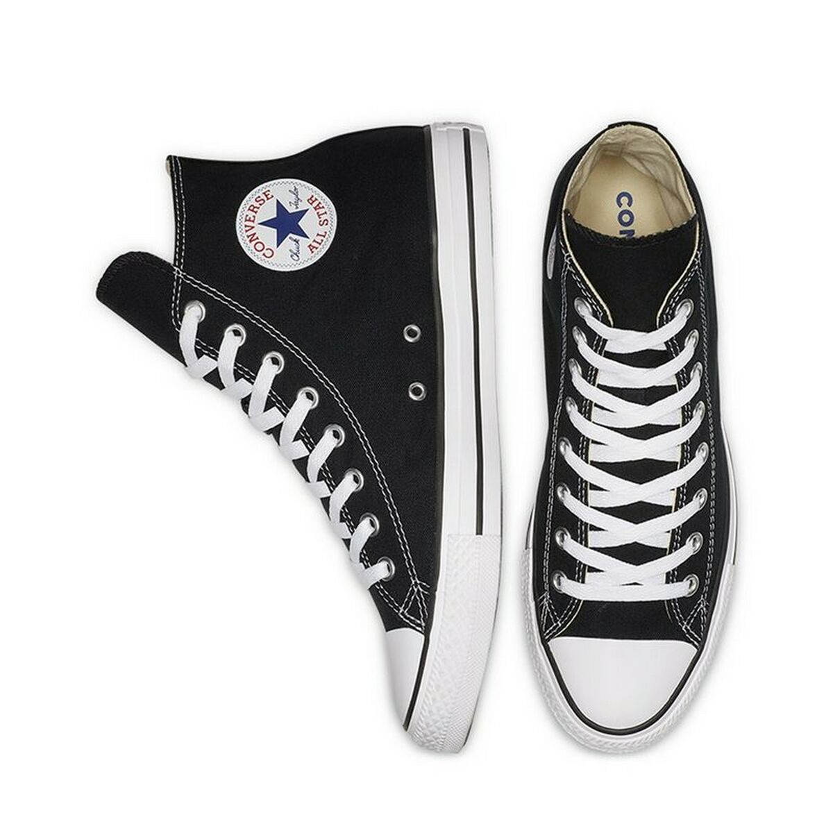Повседневная обувь унисекс Converse Chuck Taylor All Star High Чёрный-4