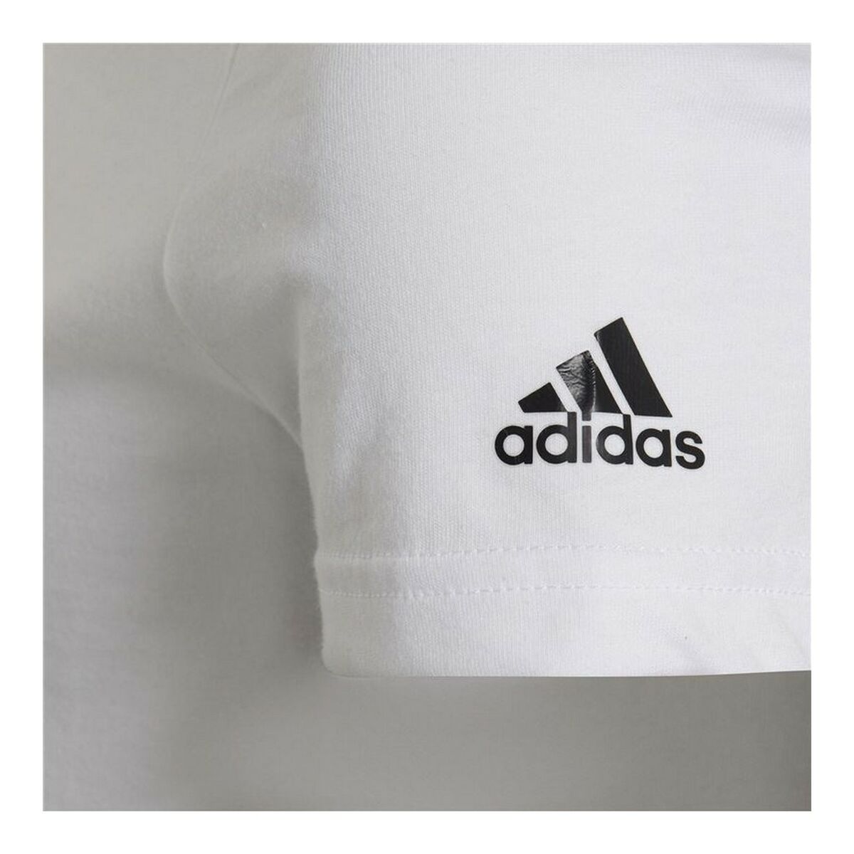 T-shirt à manches courtes pour enfants Adidas Graphic Blanc-2