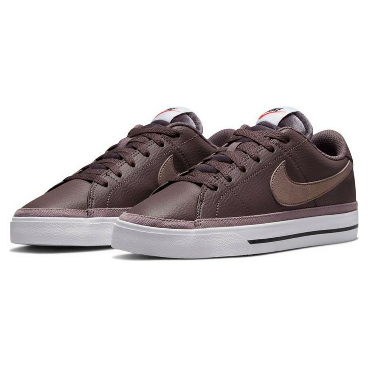 Women's Casual Shoes Nike Court Legacy B W Brown-4