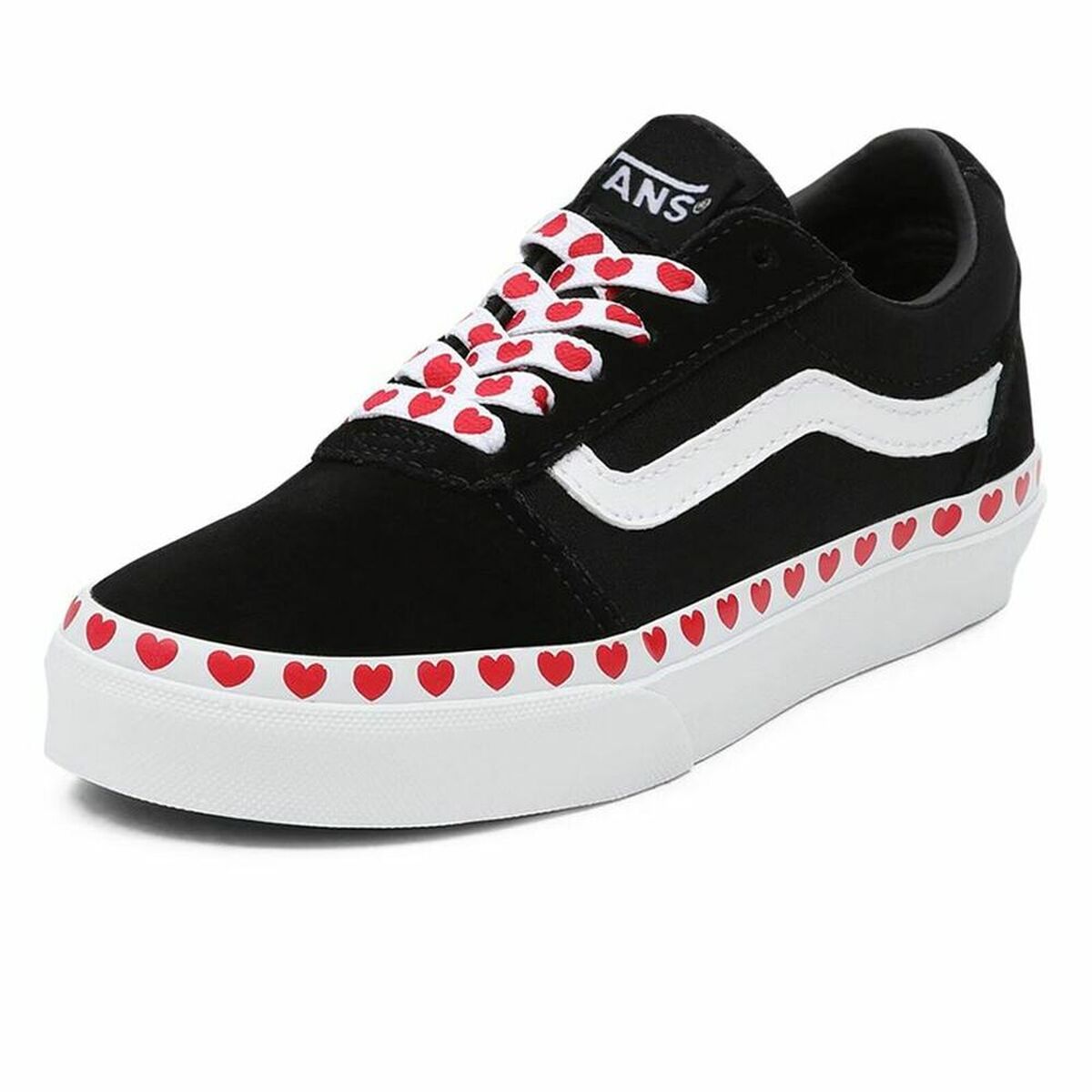 Freizeitschuhe Kinder Vans Ward Schwarz-4