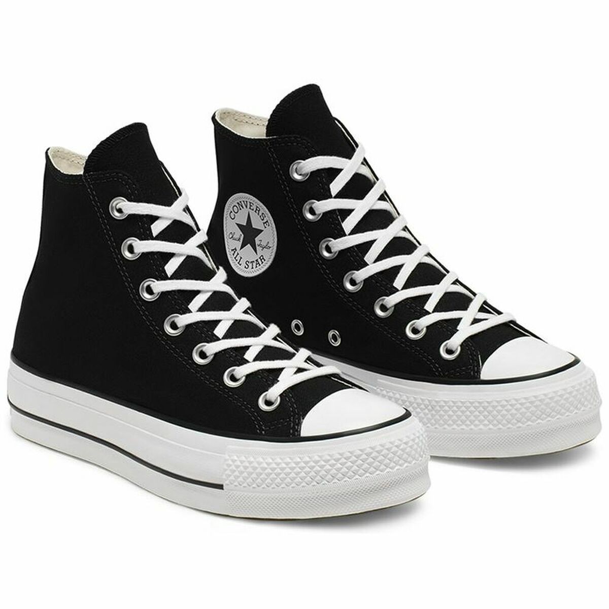 Повседневная обувь женская Converse All Star Platform High Top Чёрный-4