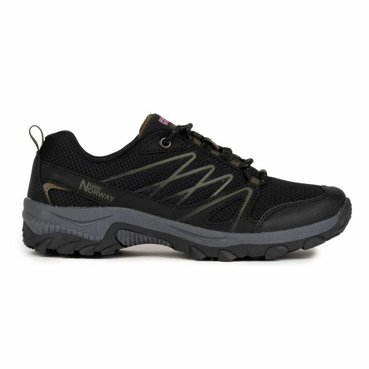 Casual men's shoes Geographic Norway Black