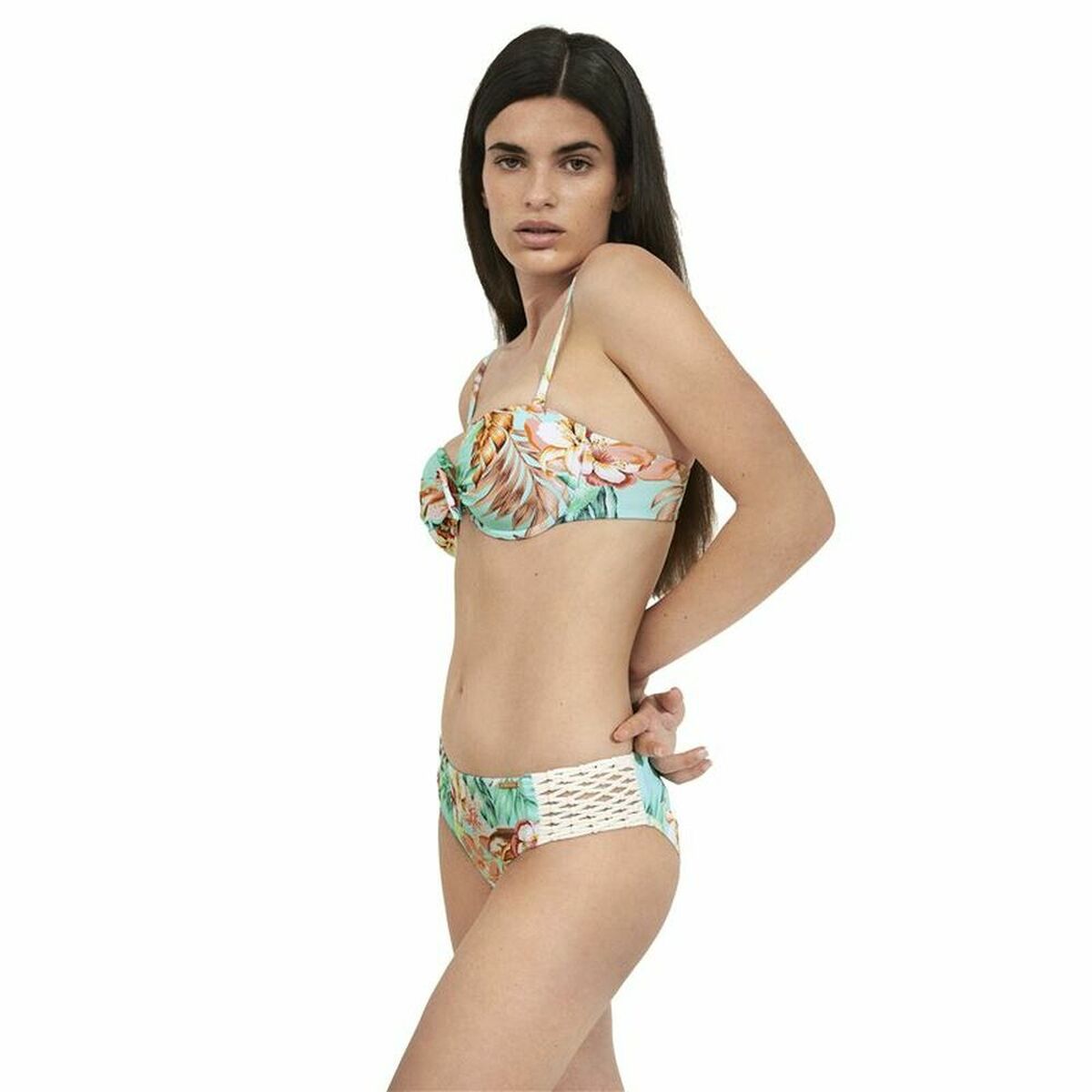 Бикини Ysabel Mora Bandeau Tropical-3