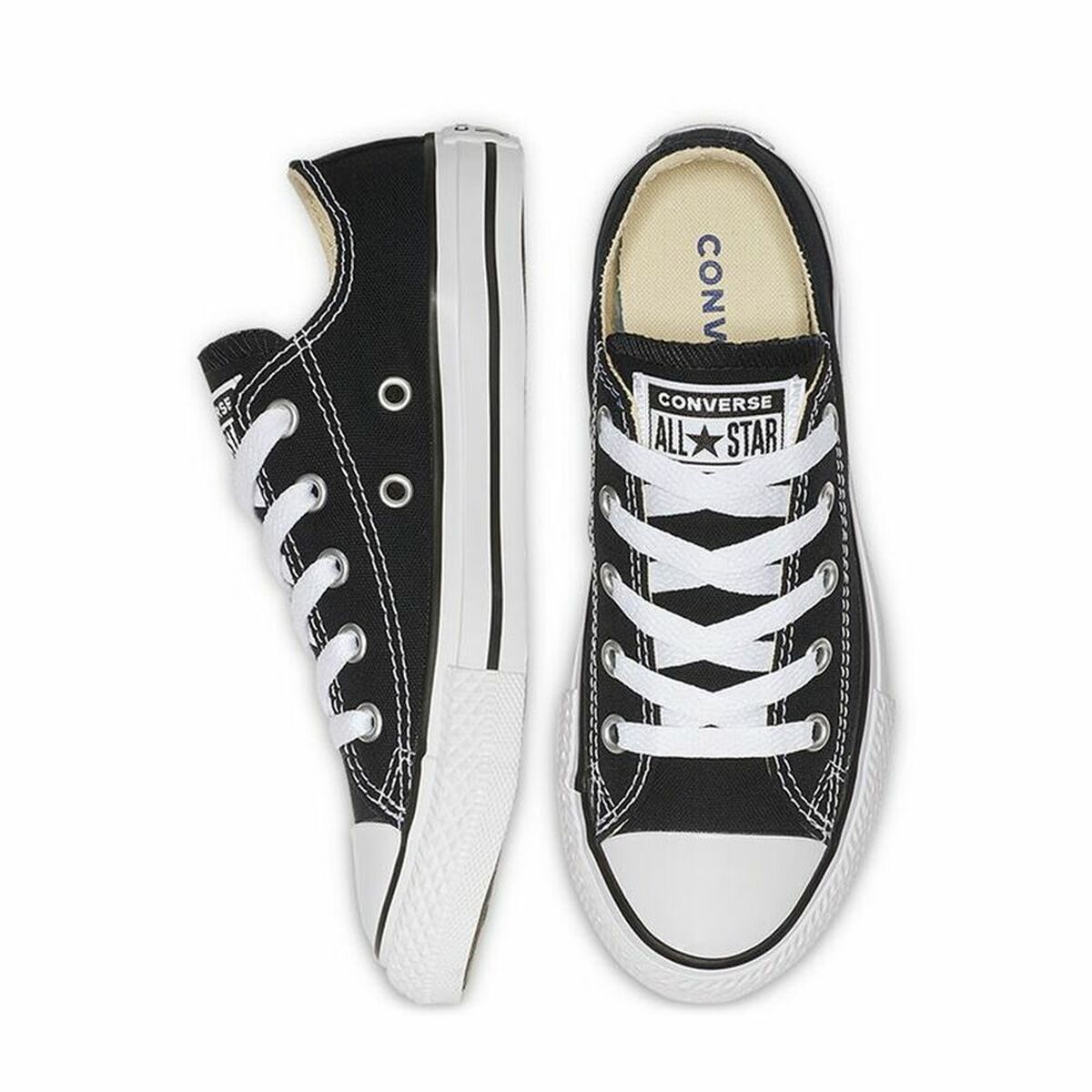 Повседневная обувь детская Converse All Star Classic Low Чёрный-4