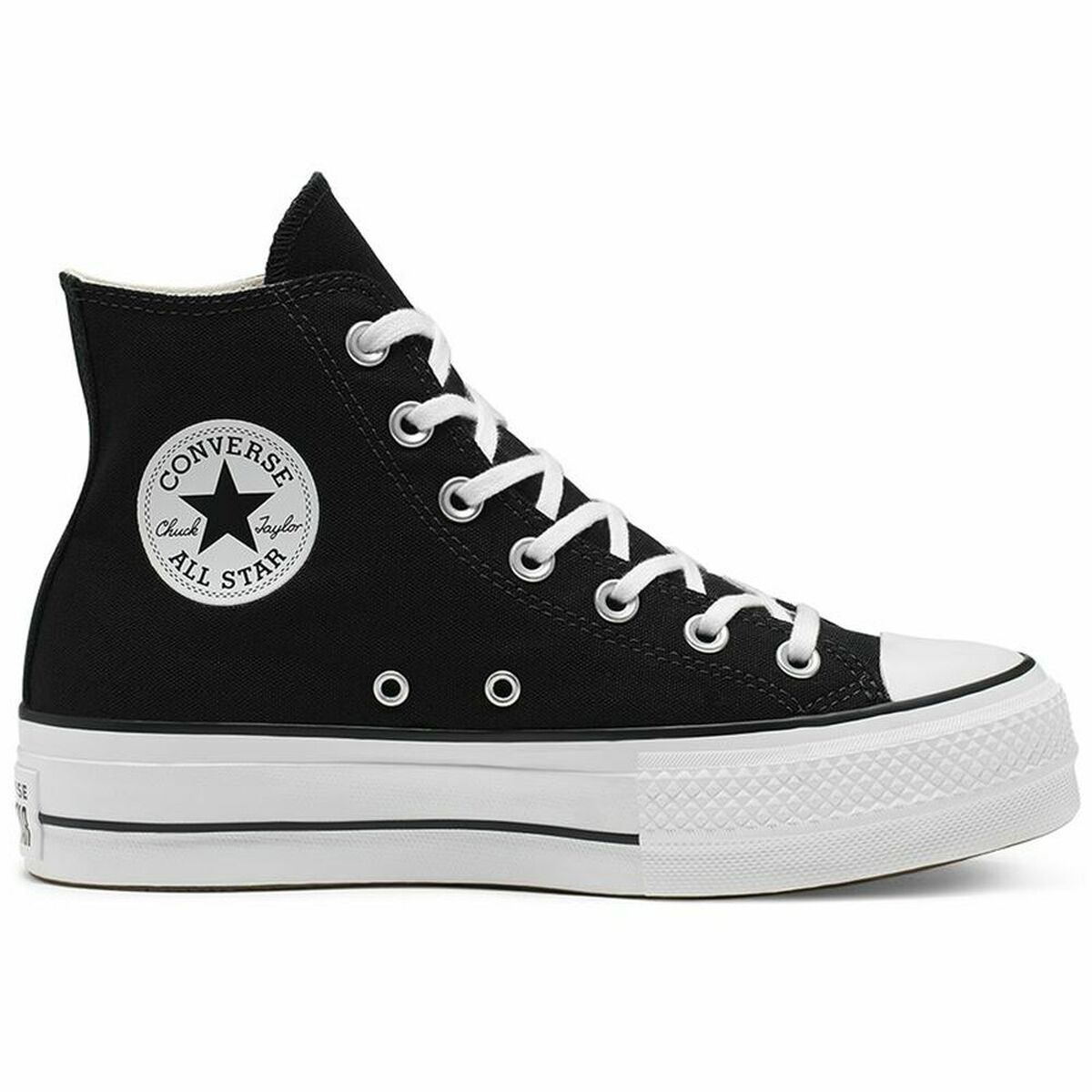 Повседневная обувь женская Converse All Star Platform High Top Чёрный-2