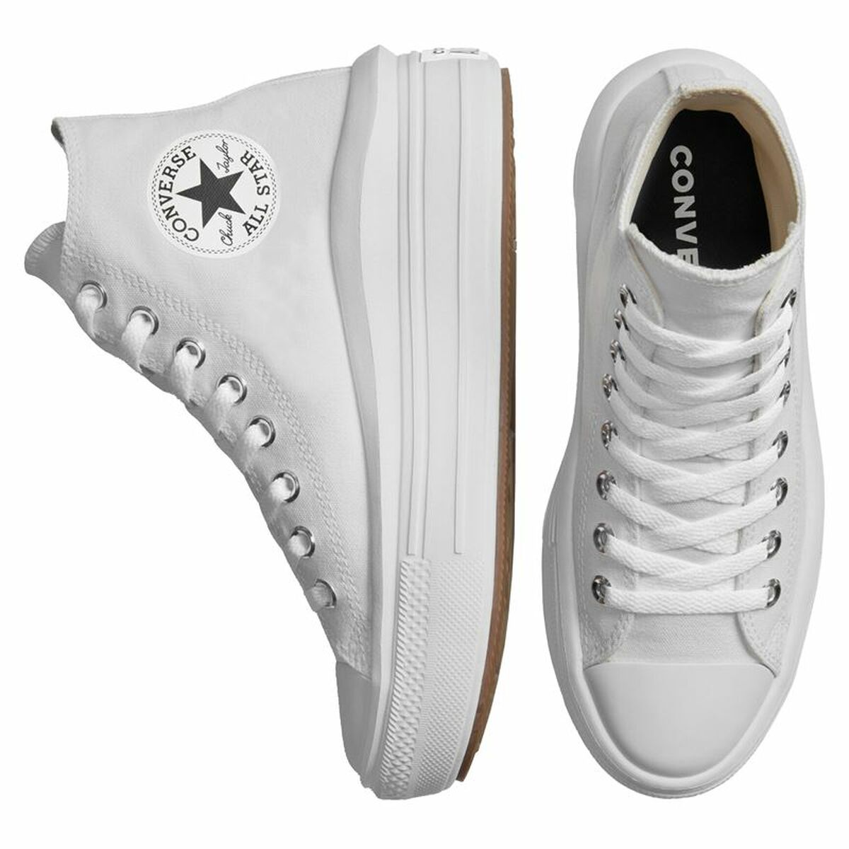 Converse All Star Move Women's Casual Shoes White-4