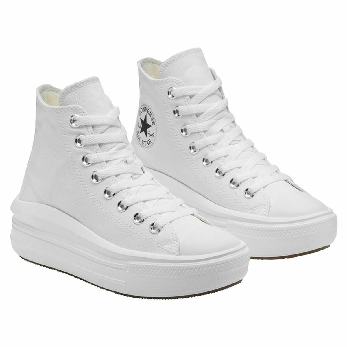 Converse All Star Move Women's Casual Shoes White-5