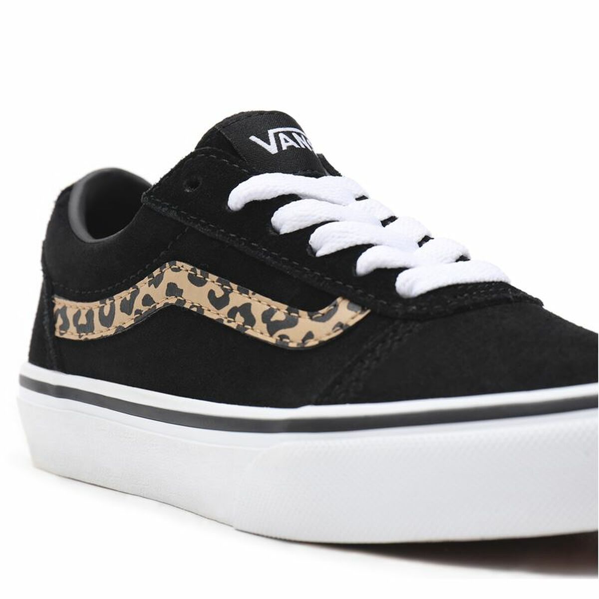 Повседневная обувь детская Vans Ward Suede Чёрный Леопардовый-5
