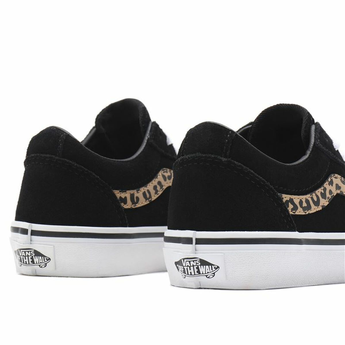 Повседневная обувь детская Vans Ward Suede Чёрный Леопардовый-6