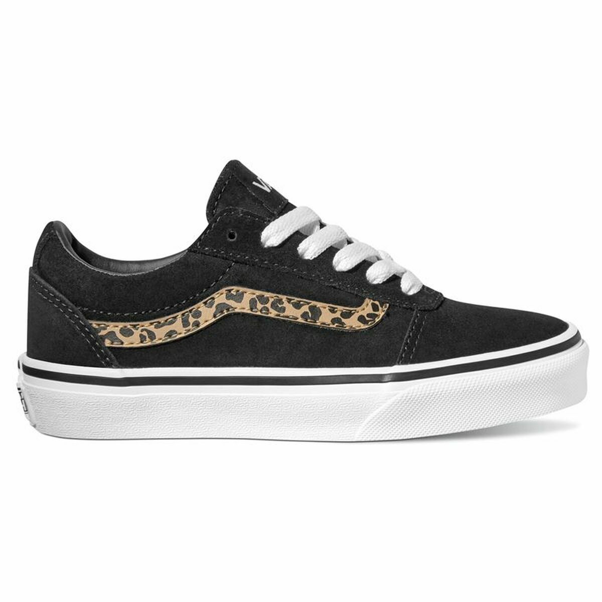 Повседневная обувь детская Vans Ward Suede Чёрный Леопардовый-7