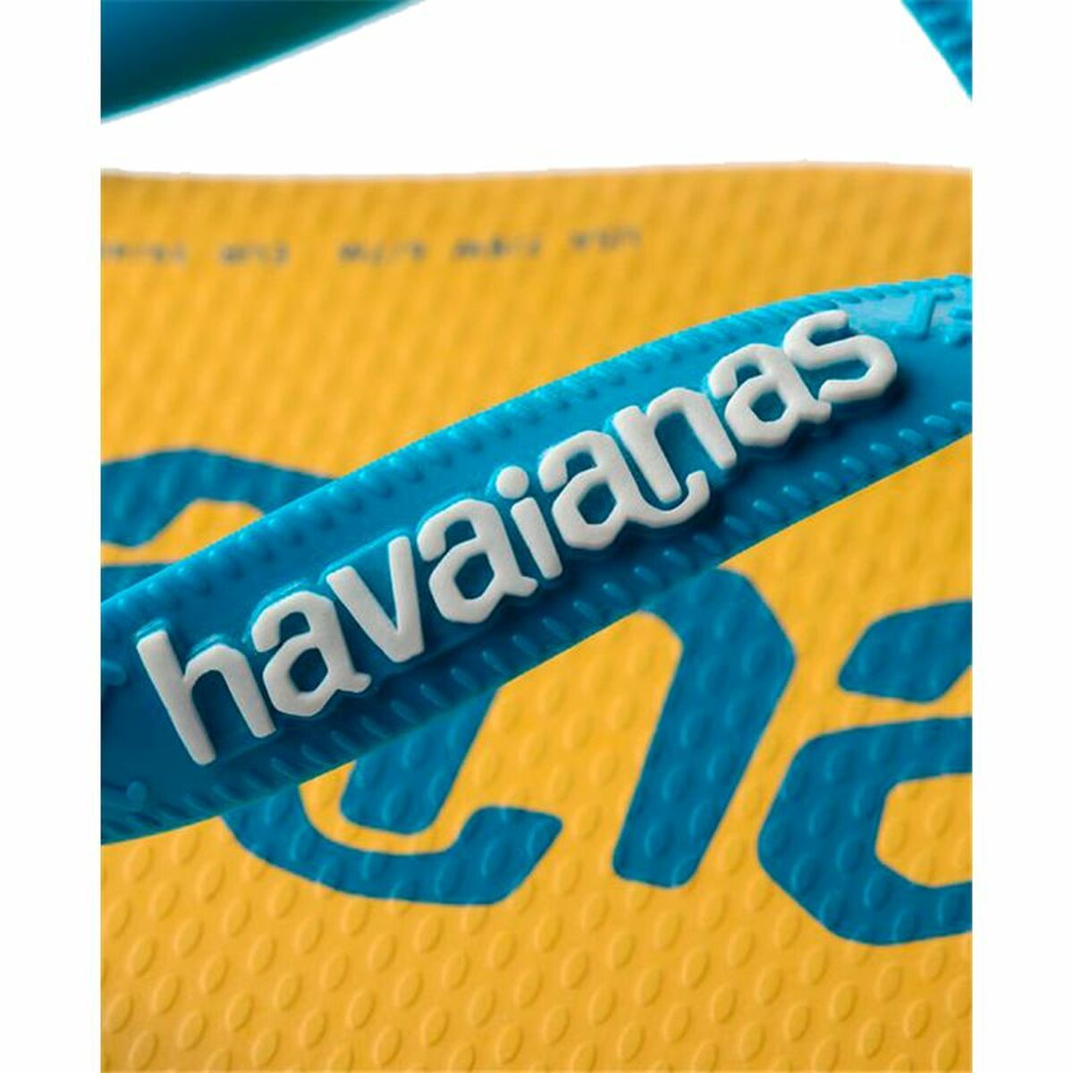 Шлепанцы для женщин Havaianas Top Logomania Синий Жёлтый-3