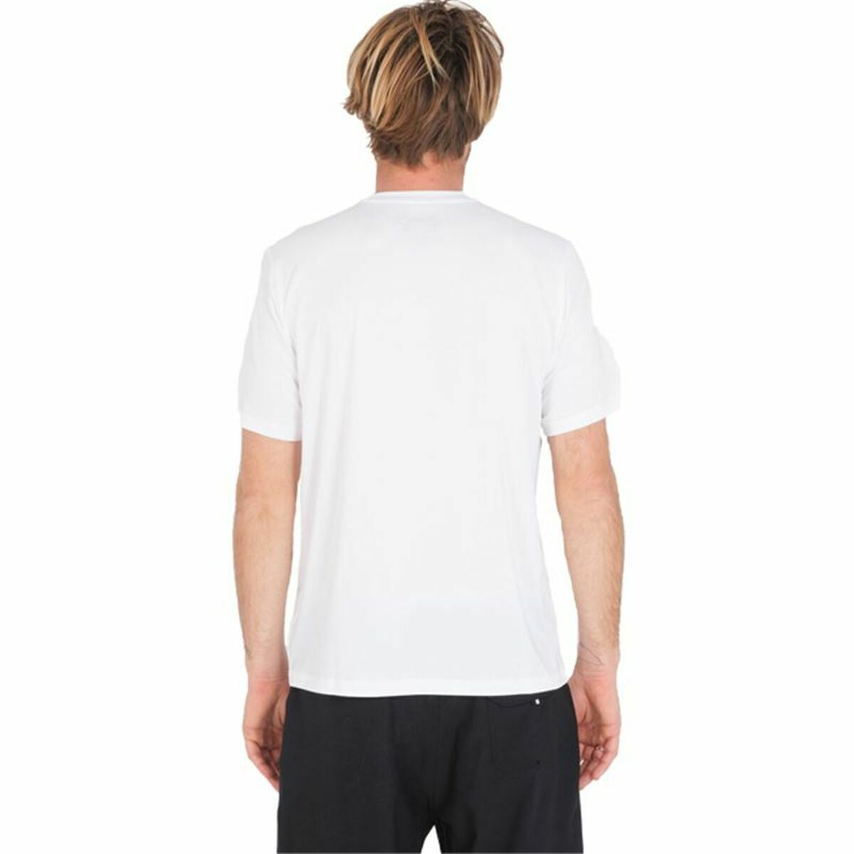Camisa de manga curta masculino Hurley Toro Hybrid UPF Branco-6