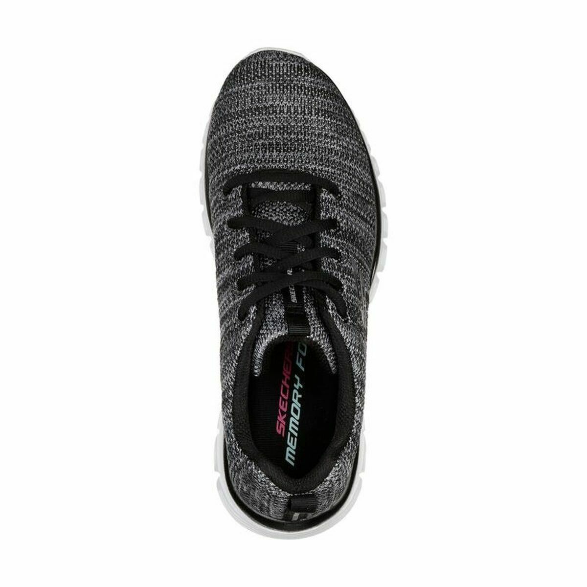 Sapatilhas Skechers Graceful Twisted Fortuna Mulher Negra-3