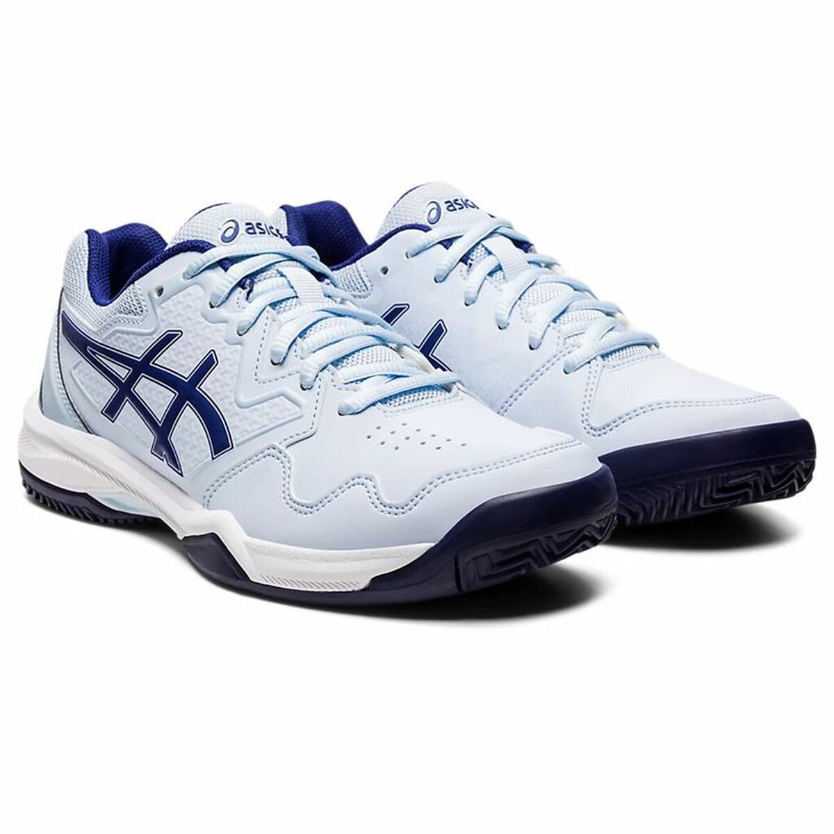 Sapatilhas esportivas femininas Asics Gel-Dedicate 7 Azul Claro-6