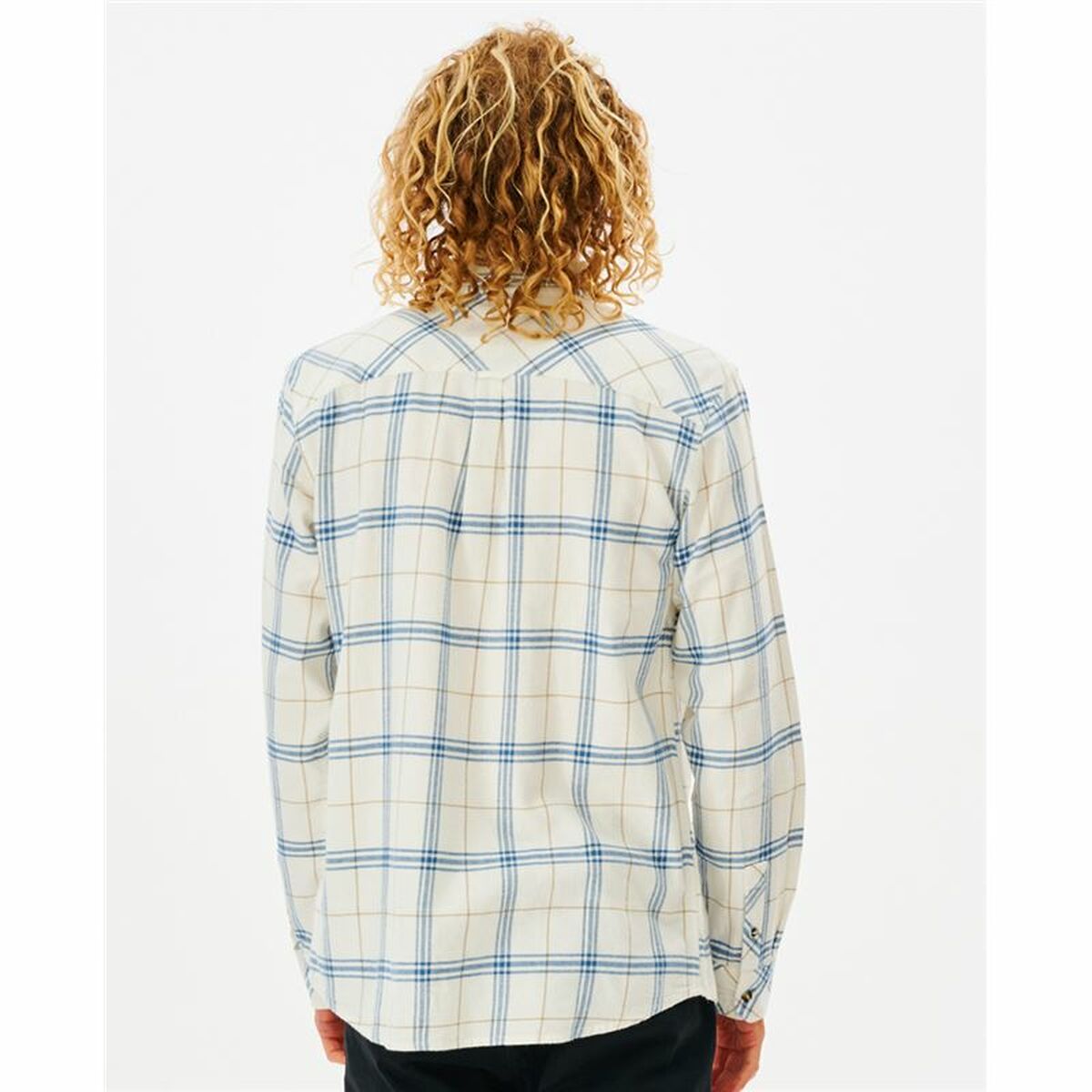 Рубашка с длинным рукавом мужская Rip Curl Checked in Flannel Franela Белый-2