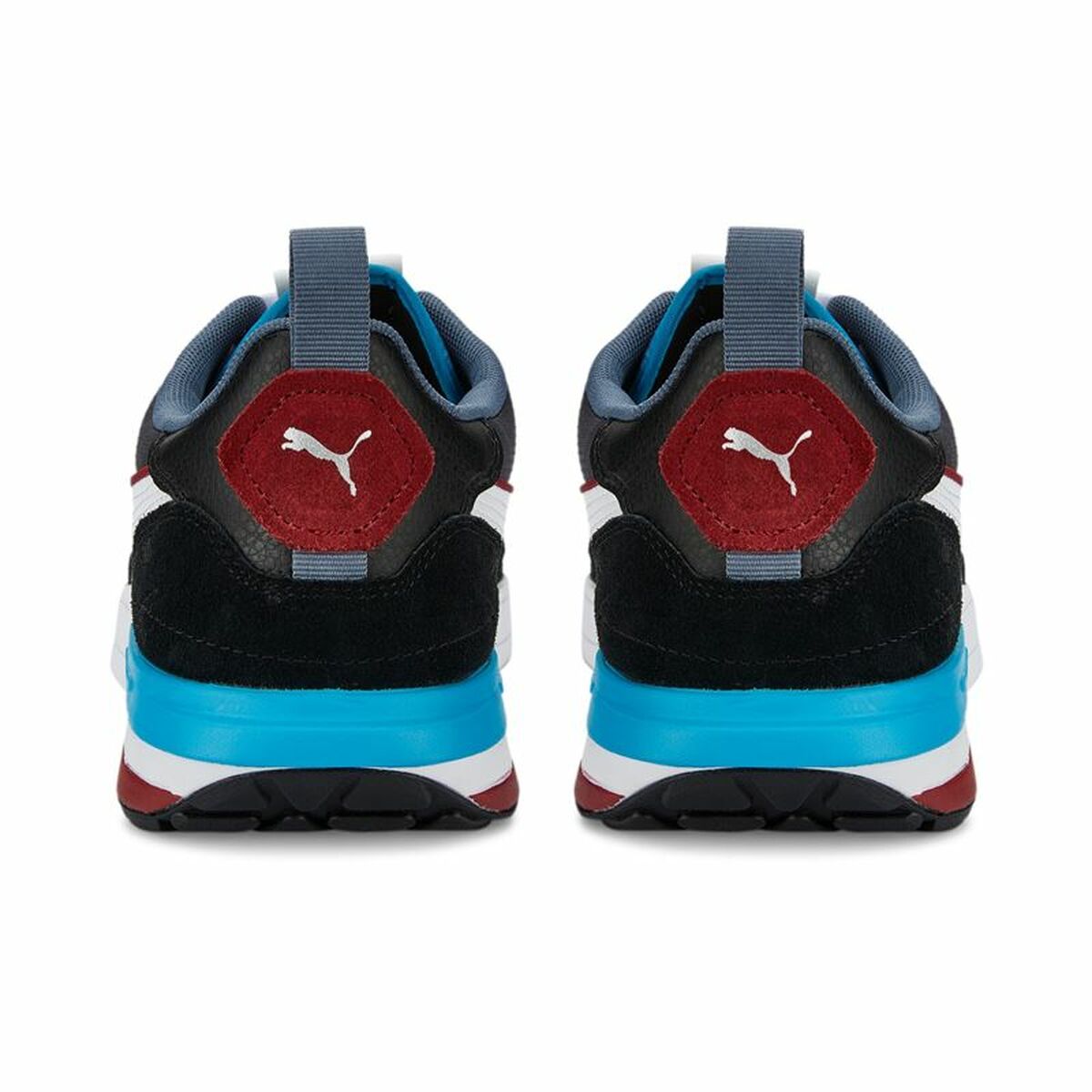 Sapatos diários masculino Puma R22 Preto-5