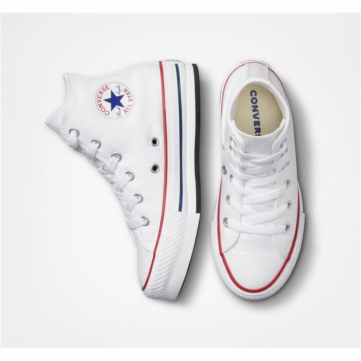 Everyday Shoes Kids Converse All-Star Lift High White-4