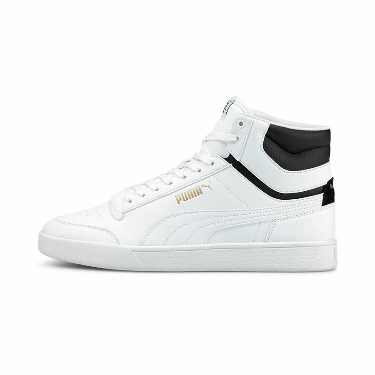 Sapatos Unisex Puma Shuffle Mid Branco-3