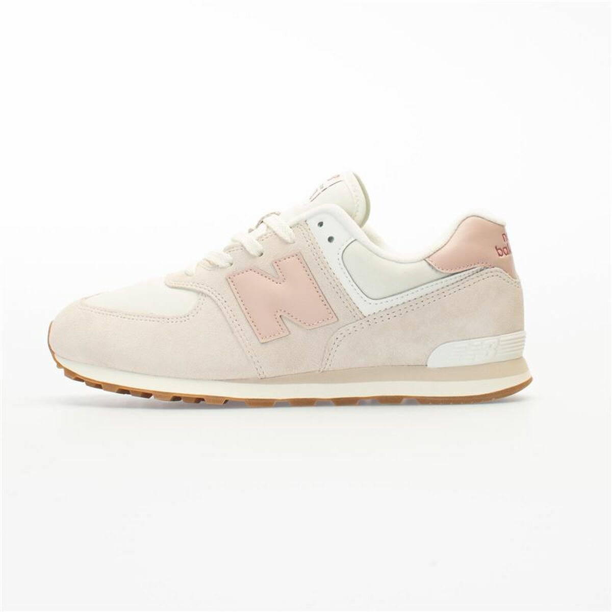 Sapatos diários femininos New Balance Trainers Bege-2