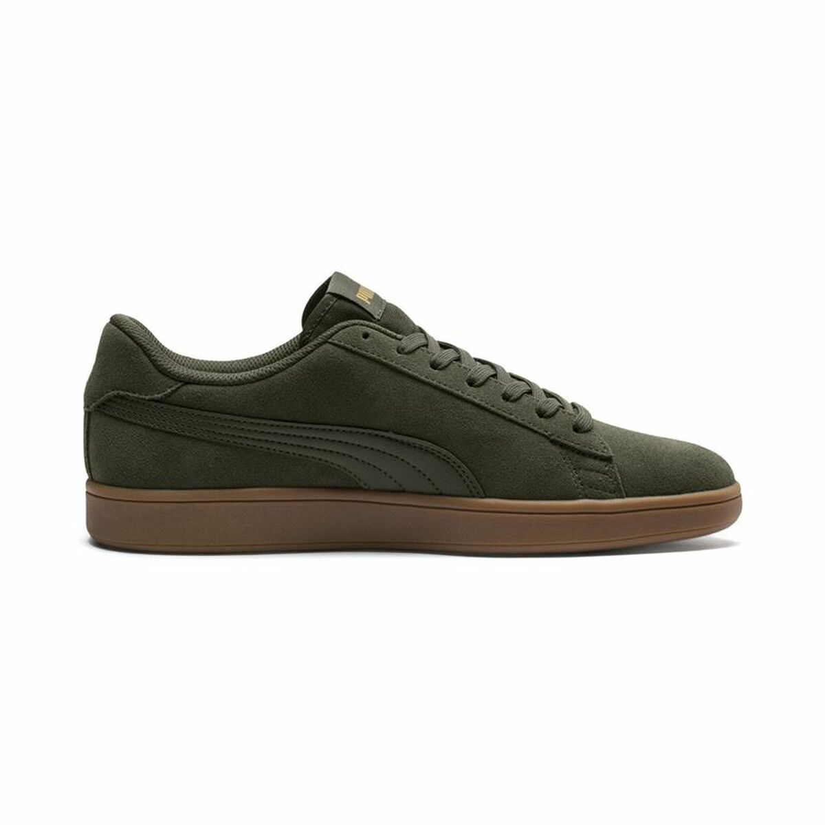 Sapatos diários masculino Puma Smash V2 Verde-2