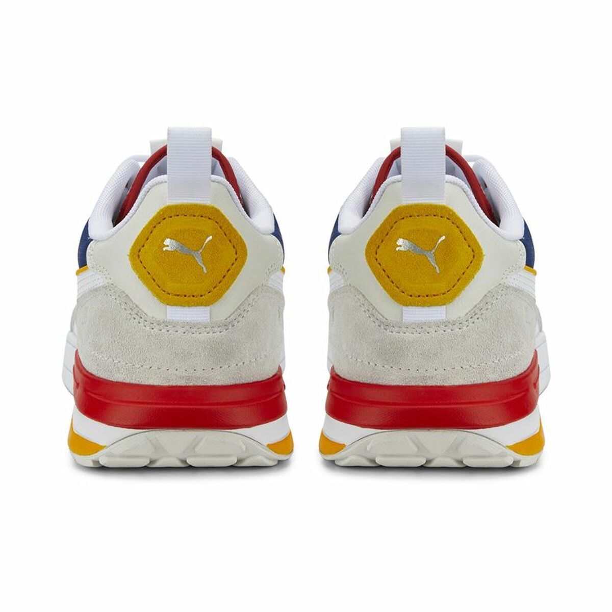 Sapatos diários masculino Puma R22 Colorido-5