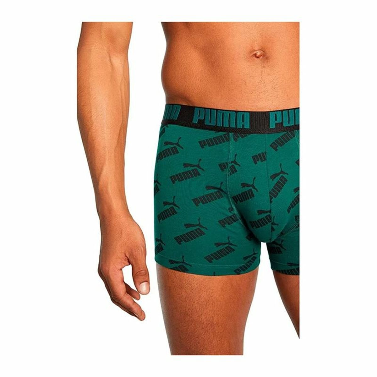 Boxers pour hommes Puma Basic Vert-2