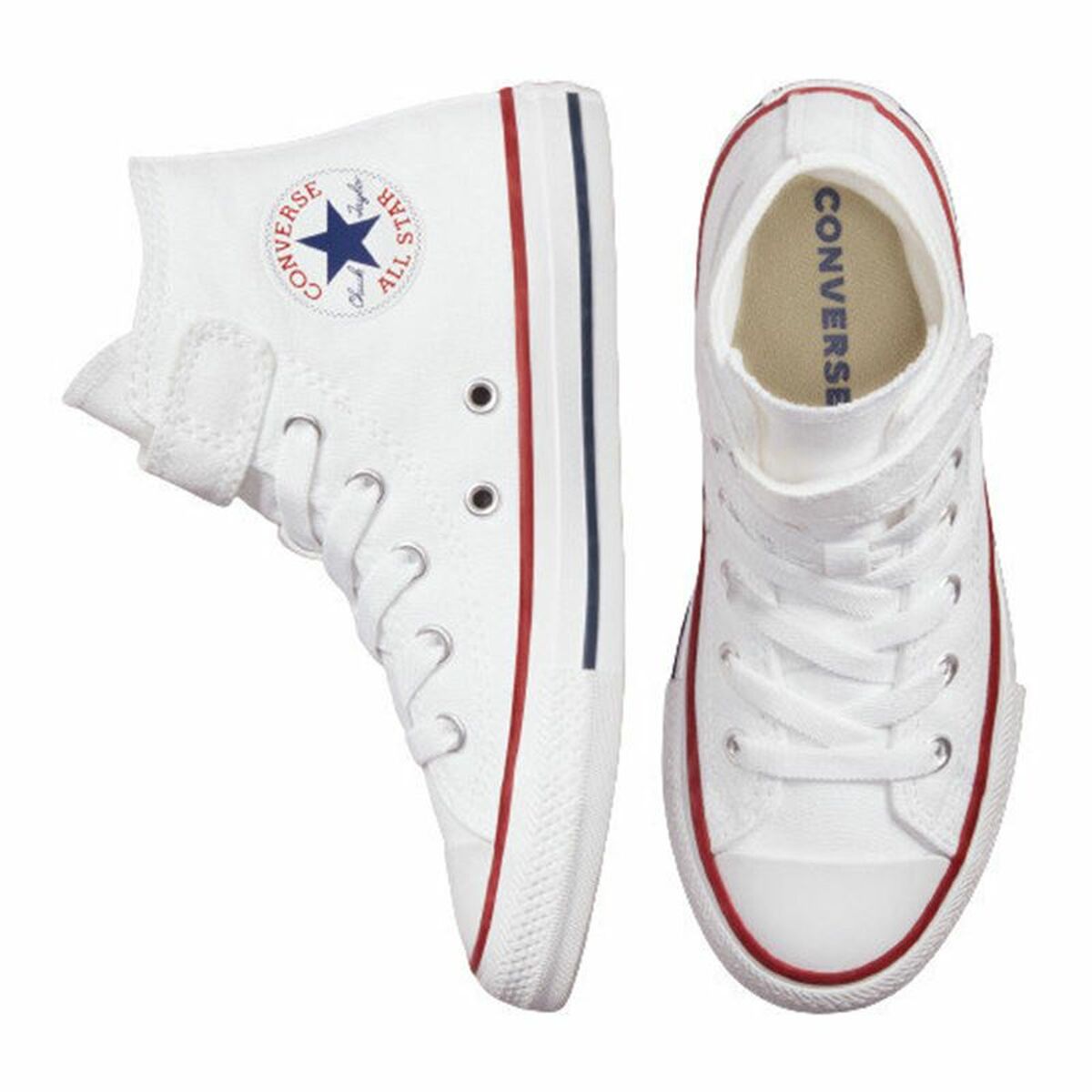 Детские спортивные кроссовки Converse All Star Easy-On high Белый-2