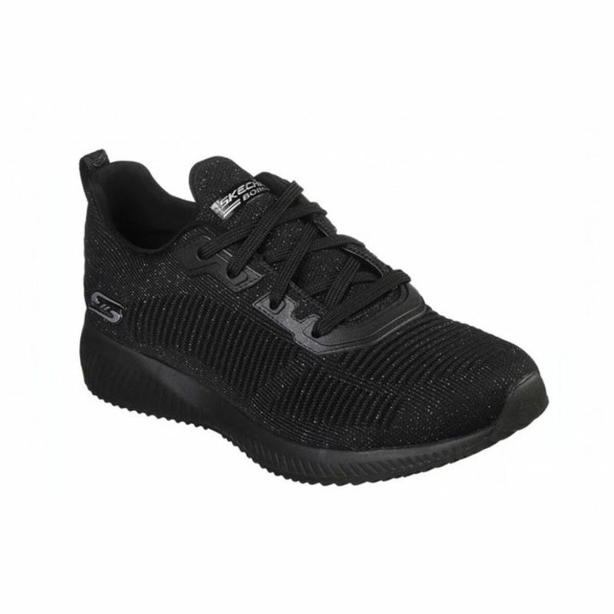 Женские спортивные кроссовки Skechers Bobs Squad Total Glam Чёрный-3