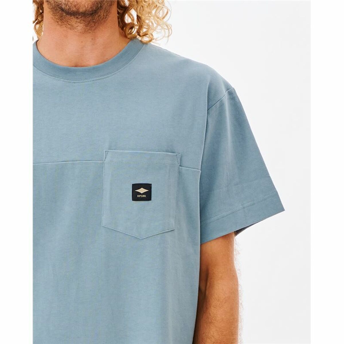 Футболка с коротким рукавом мужская Rip Curl Pocket Quality Surf  Синий-2
