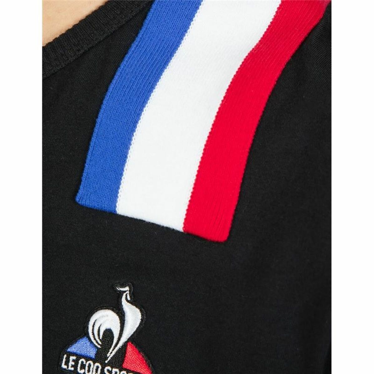 Футболка с коротким рукавом мужская Le coq sportif Чёрный-3
