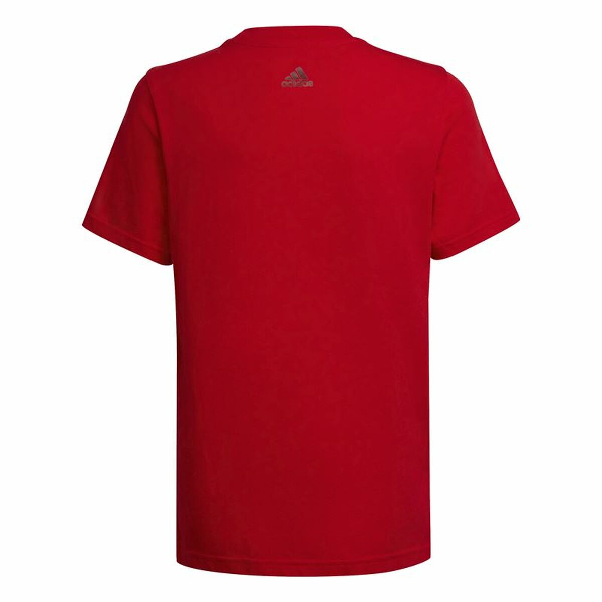 T-shirt à manches courtes pour enfants Adidas Essentiels Rouge-2