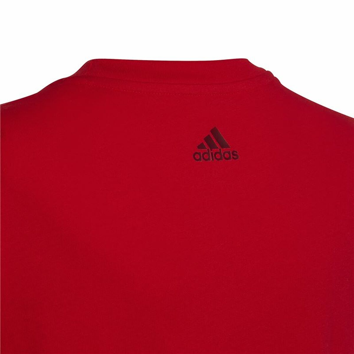 T-shirt à manches courtes pour enfants Adidas Essentiels Rouge-3