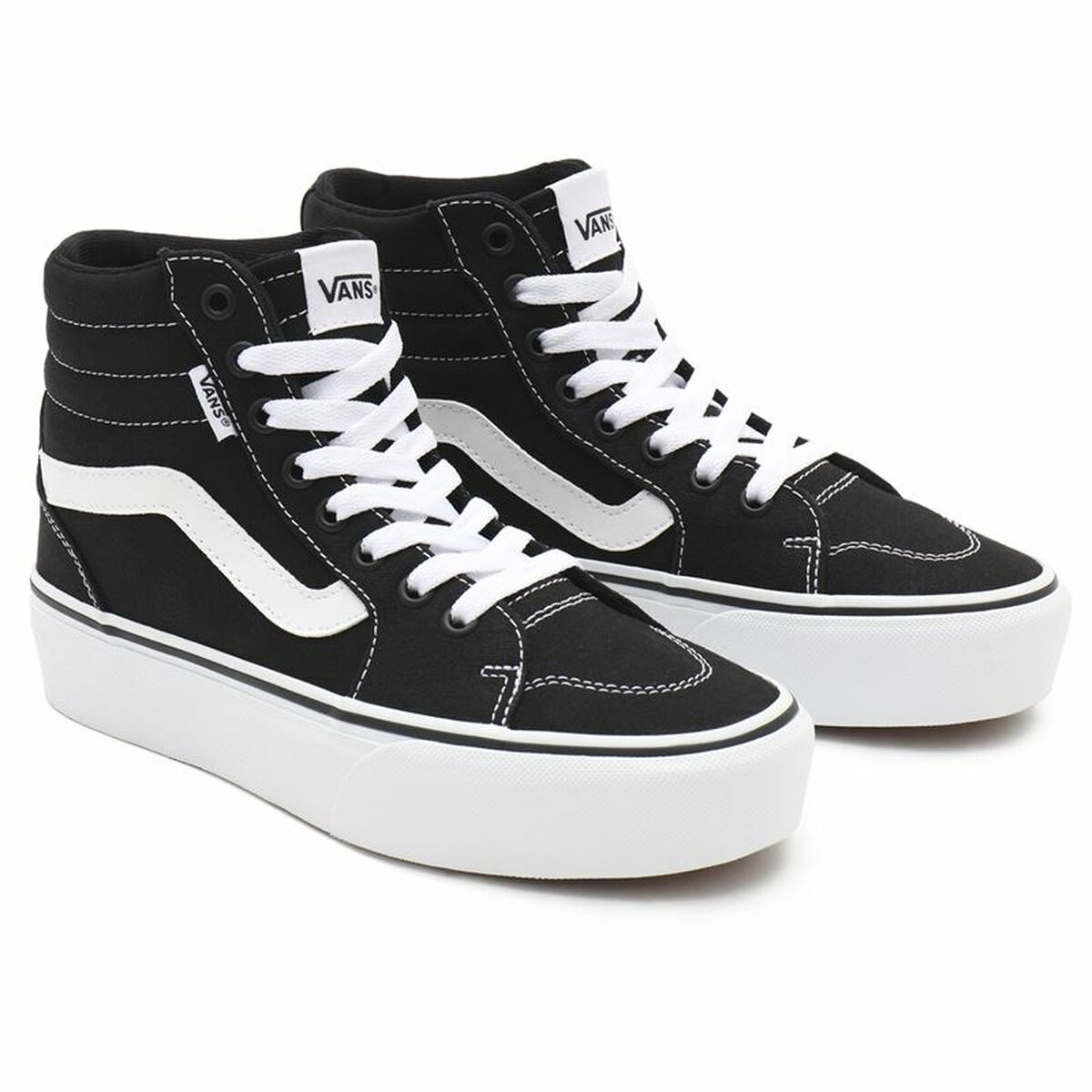 Повседневная обувь женская Vans Filmore Hi Platform Чёрный-3