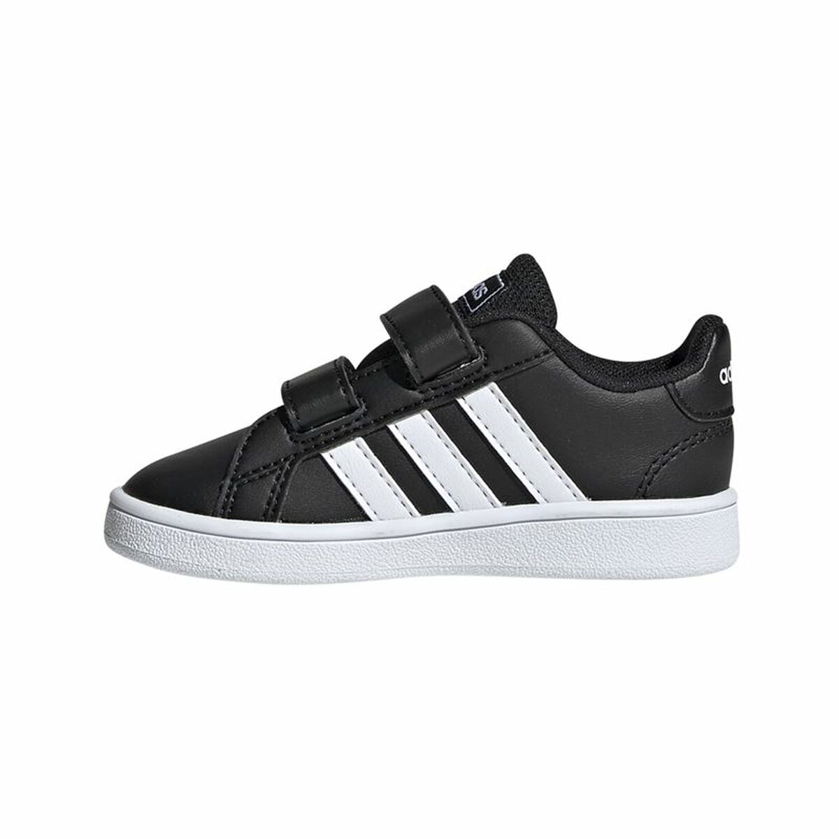 Детские спортивные кроссовки Adidas Grand Court I Чёрный-2