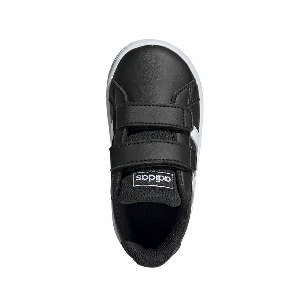 Детские спортивные кроссовки Adidas Grand Court I Чёрный-3