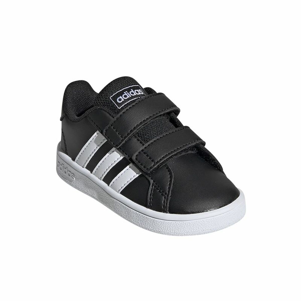Детские спортивные кроссовки Adidas Grand Court I Чёрный-4