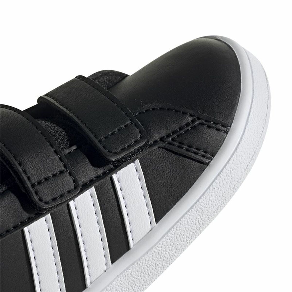 Детские спортивные кроссовки Adidas Grand Court I Чёрный-6