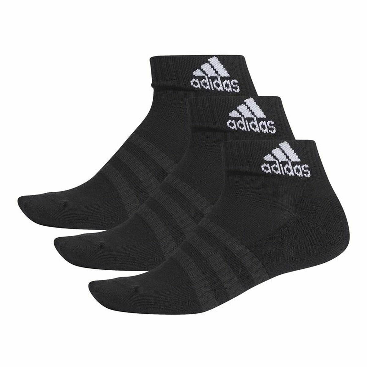 Короткие носки Adidas Cushioned 3 пар Чёрный