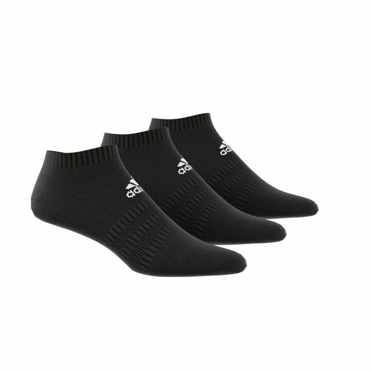 Короткие носки Adidas Cushioned 3 пар Чёрный-2