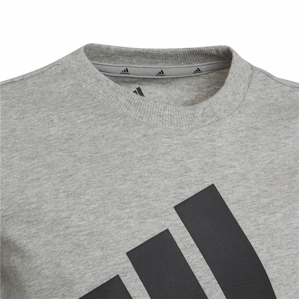 T-shirt à manches courtes Adidas Essentiels Gris-3