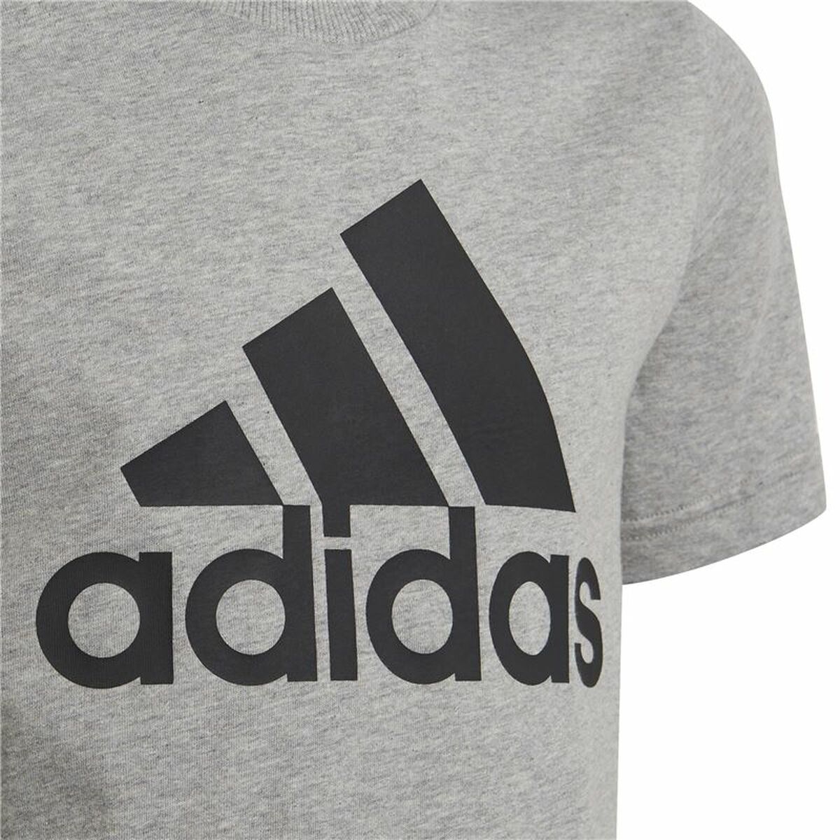 T-shirt à manches courtes Adidas Essentiels Gris-5