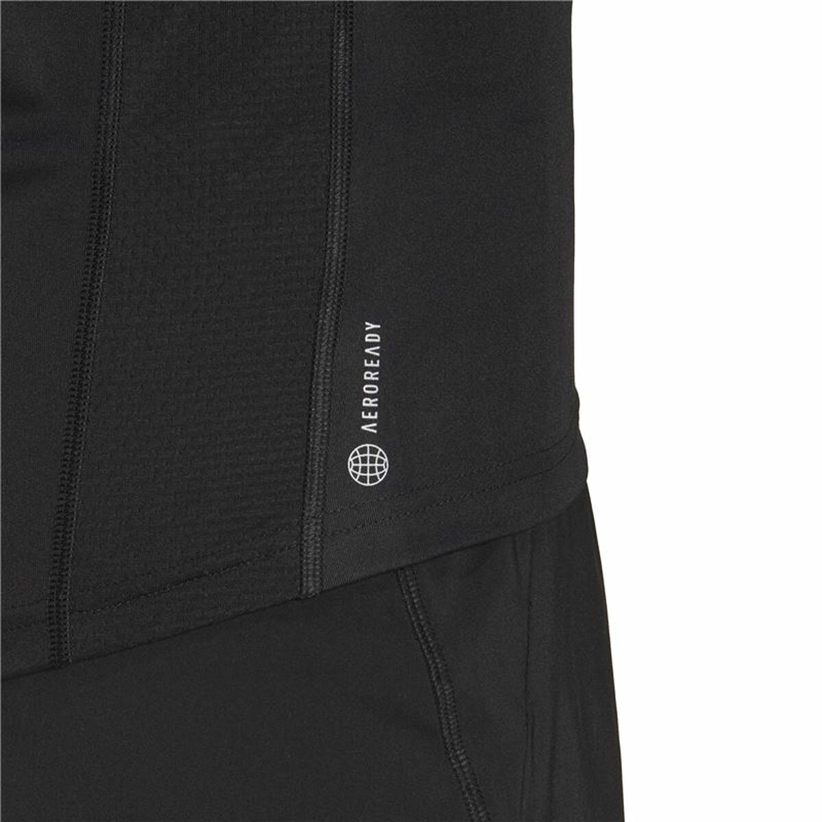 Футболка с коротким рукавом женская Adidas Own the Run Чёрный-4