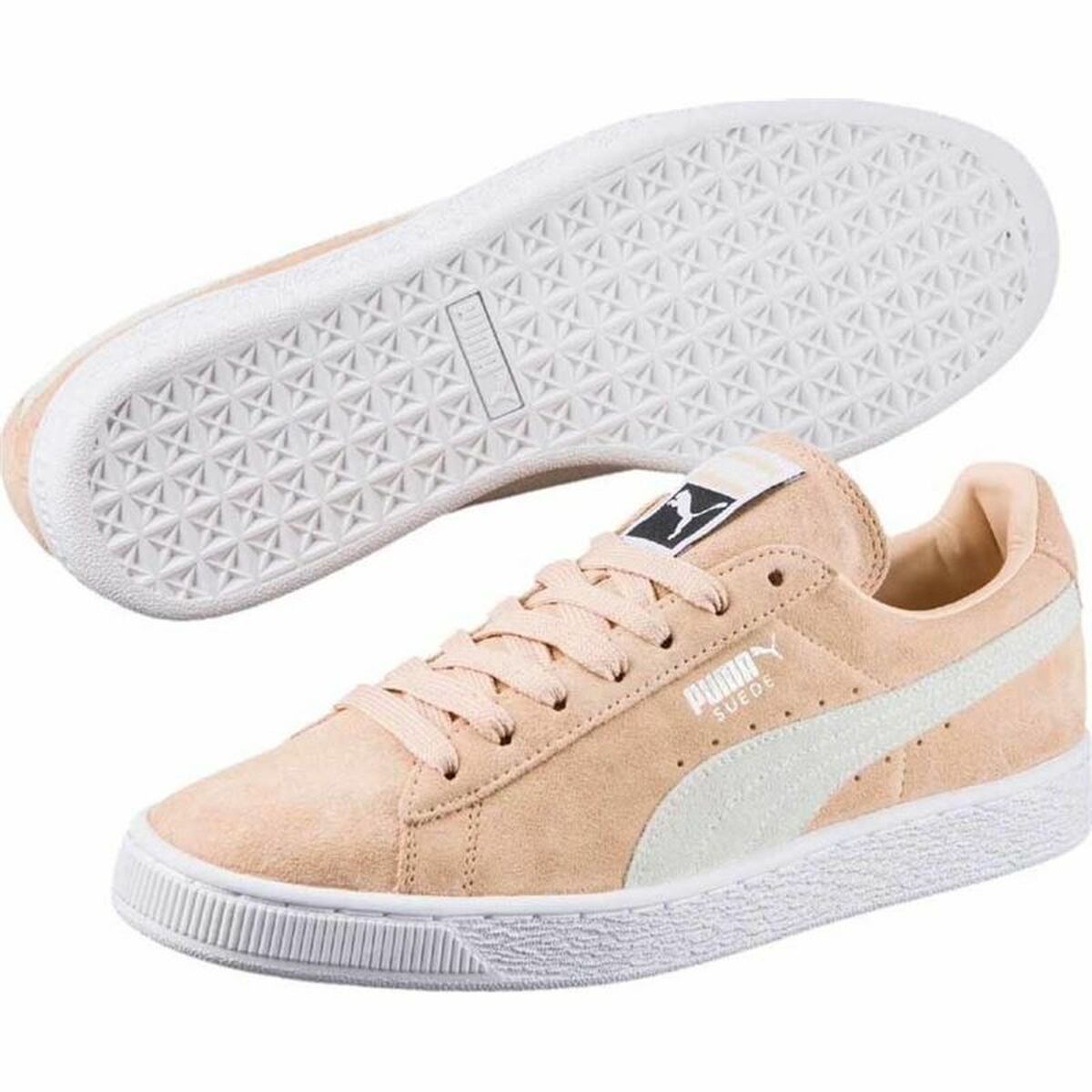 Men's Casual Shoes Puma Suede Classic + Natural Beige-7