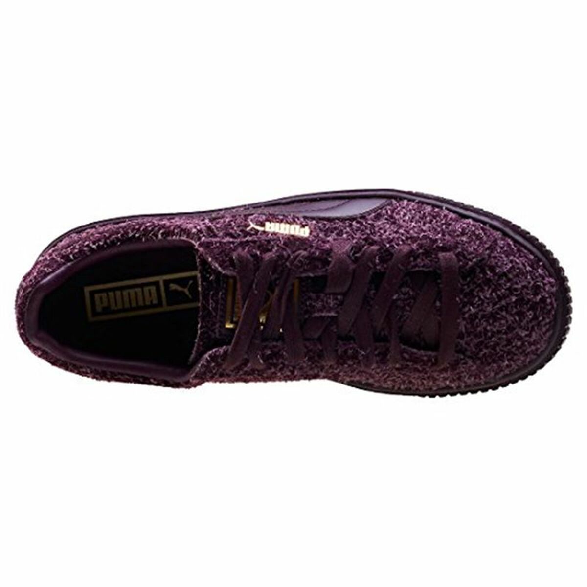Puma Suede Platform Eletal Women's Sports Sneakers Purple-7