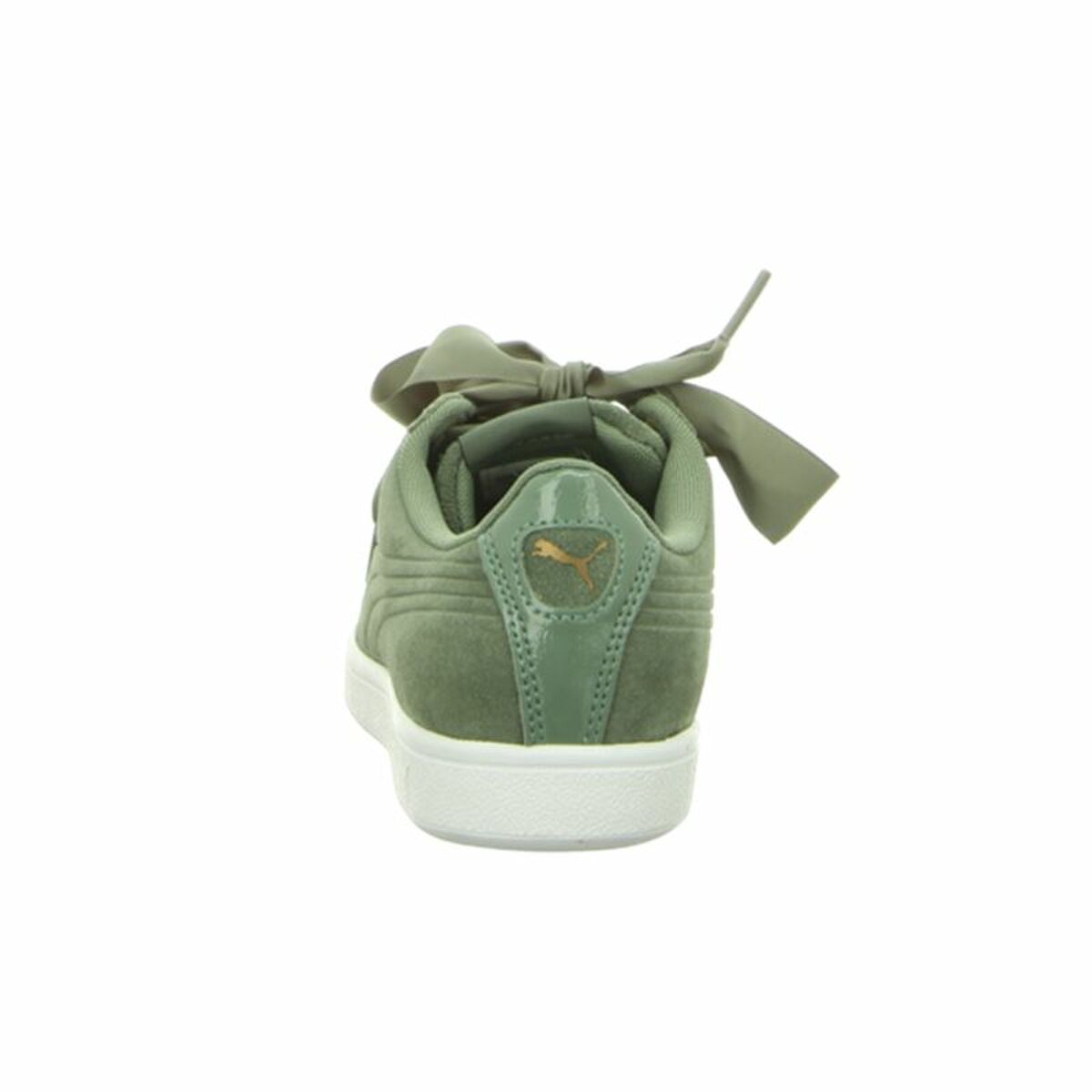 Puma Vikky Ribbon Sd P Women's Sports Sneakers Olive Oil-3
