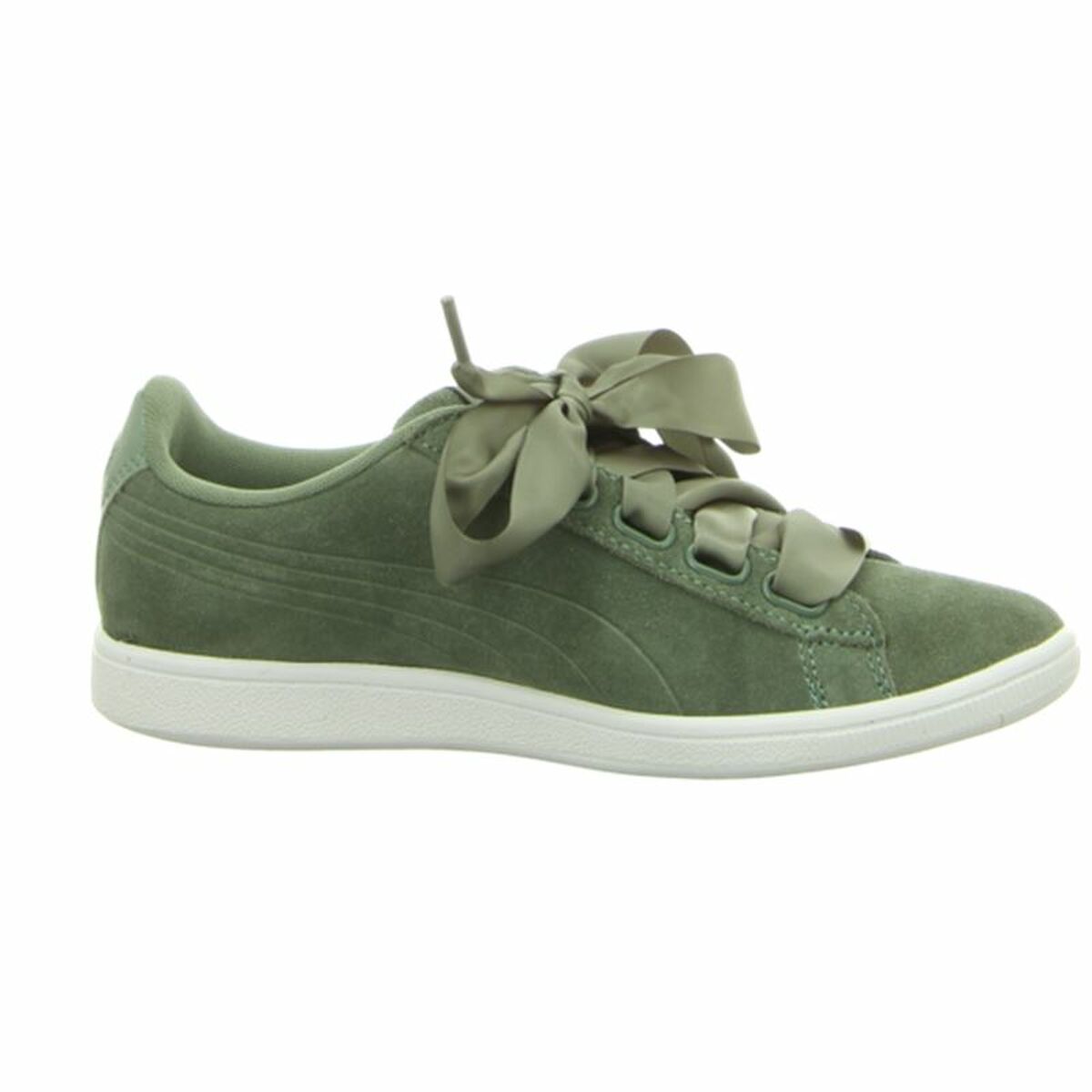 Puma Vikky Ribbon Sd P Women's Sports Sneakers Olive Oil-7