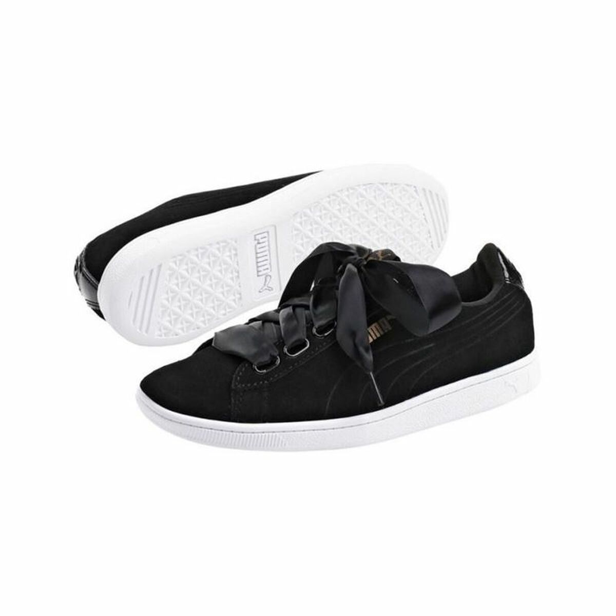 Puma Vikky Ribbon SD Women's Sports Sneakers Black-8
