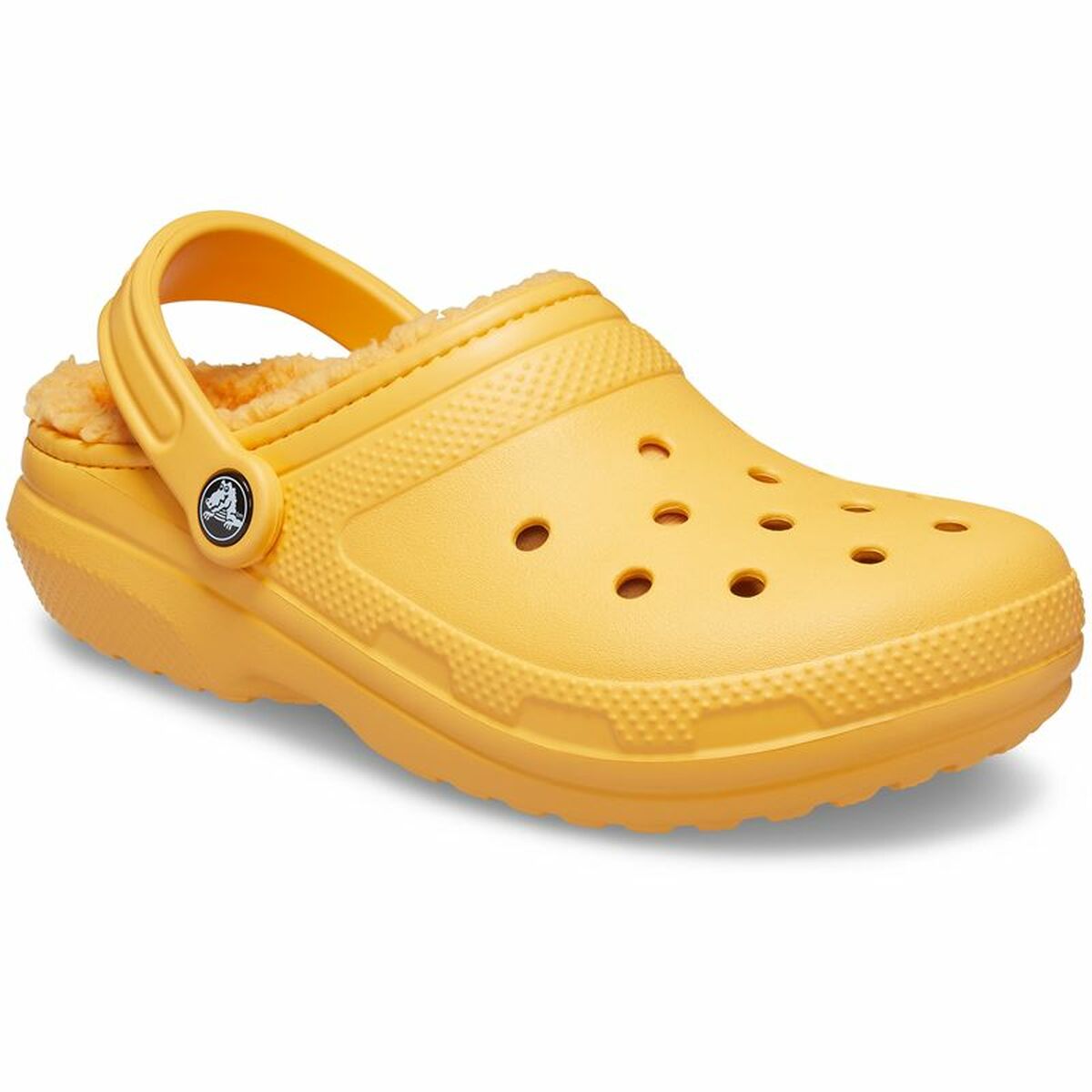 Деревянные башмаки Crocs  Classic Lined Clog Оранжевый-4